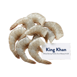 Brand: King Khan White Shrimp HLSO, Farm Raised, 16-20