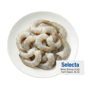 Brand- Selecta White Shrimp HLSO, Farm Raised, 36-40
