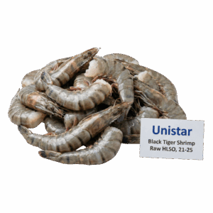Brand- Unistar Black Tiger Shrimp Raw HLSO, 21-25
