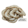 White Shrimp Raw HOSO, Farm Raised, 9-12