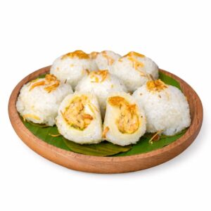 Sticky Rice & Spinach Balls